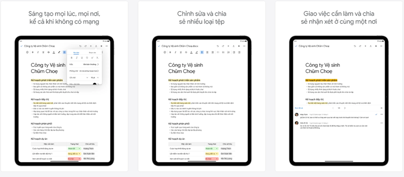 google docs cho ipad
