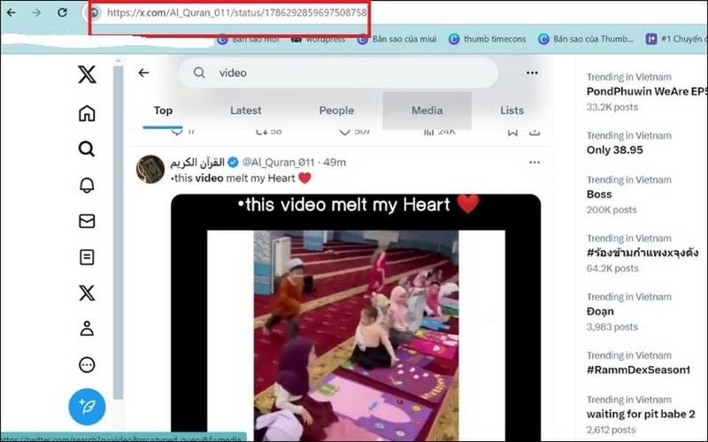 Hướng dẫn tải video X trên máy tính chuẩn xác