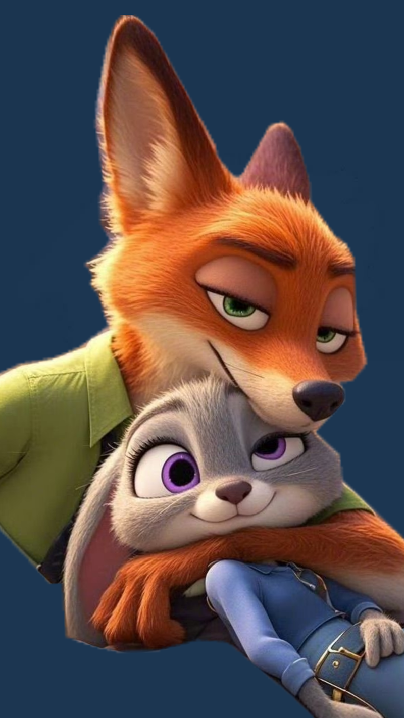 Hình nền Cáo và Thỏ Zootopia cho các cặp đôi