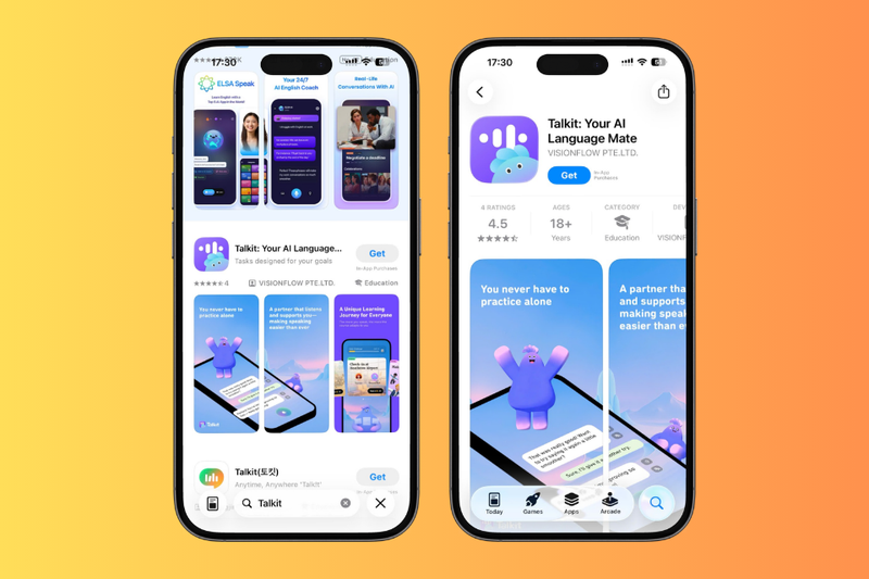 Cách tải ứng dụng Talkit trên điện thoại iOS