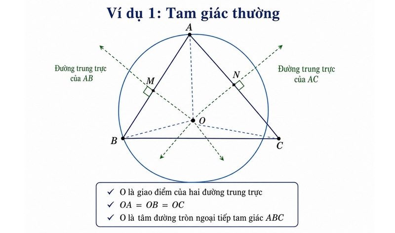 tâm đường tròn ngoại tiếp tam giác ảnh 4