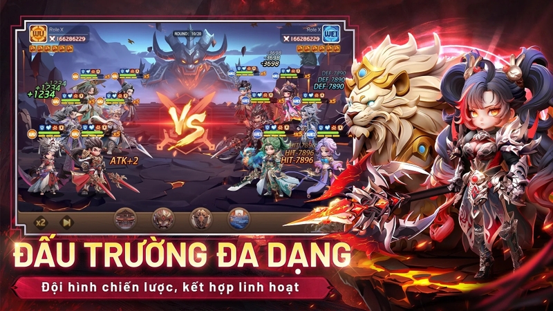 Gameplay thẻ tướng chiến thuật dễ tiếp cận nhưng vẫn có chiều sâu