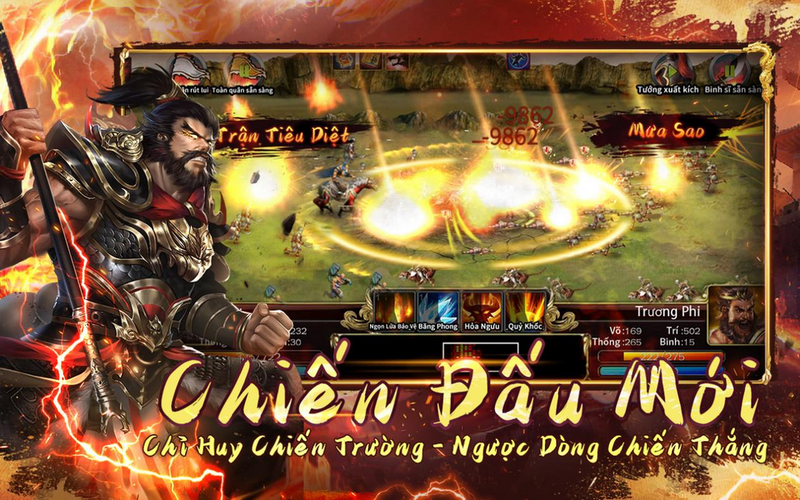 Tam Quốc Siêu Cấp Sử Thi cung cấp nhiều nhiệm vụ
