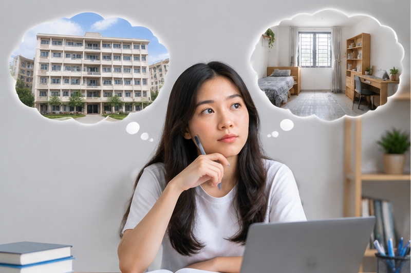 Tân sinh viên nên ở ký túc xá hay ở trọ?
