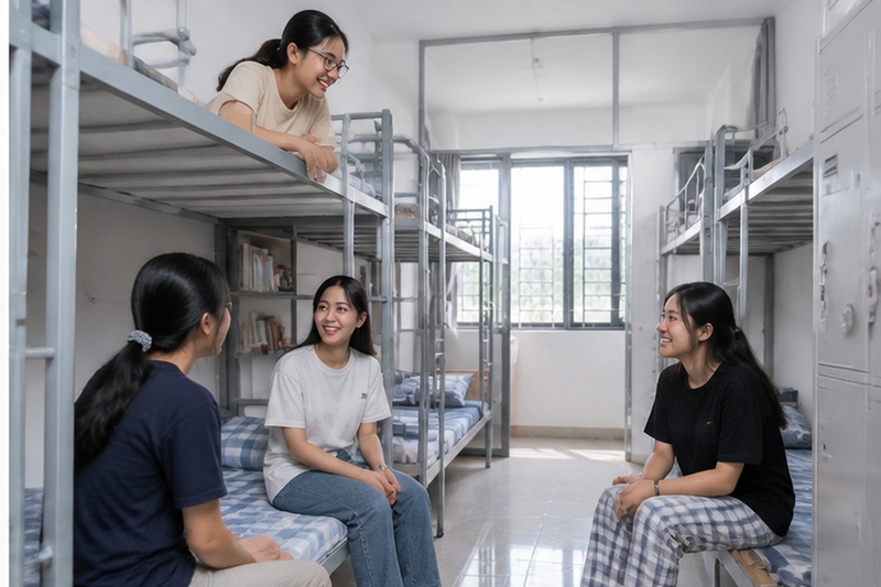 Ưu điểm khi tân sinh viên ở ký túc xá