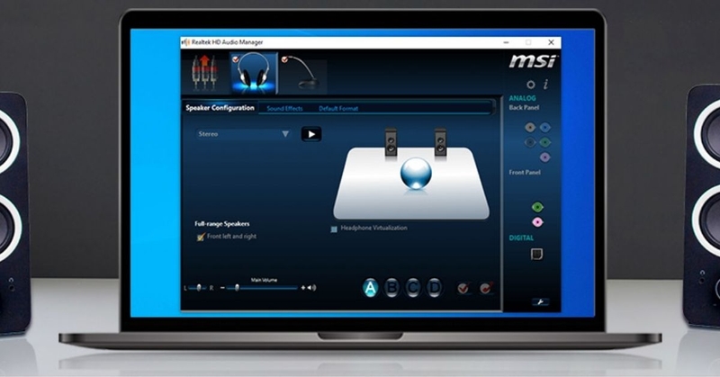 realtek hd audio manager