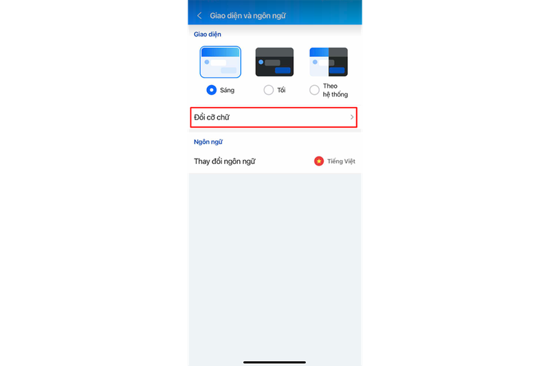 Tăng cỡ chữ trong Zalo trên iPhone (hình 4)