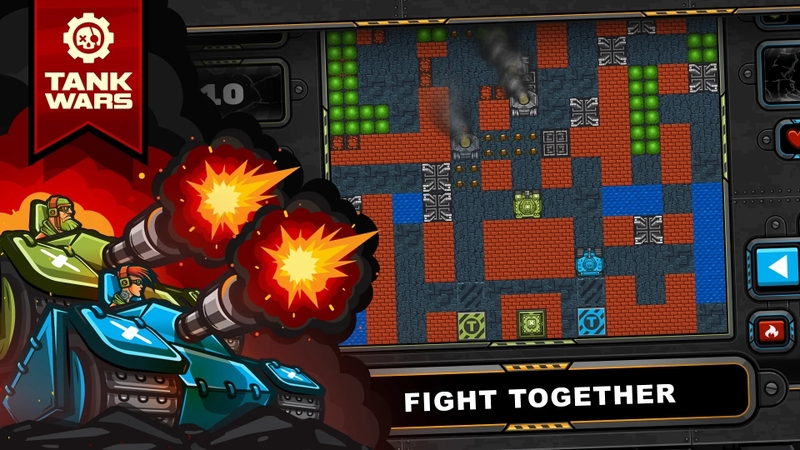 Lối chơi xe tăng arcade cổ điển dễ làm quen