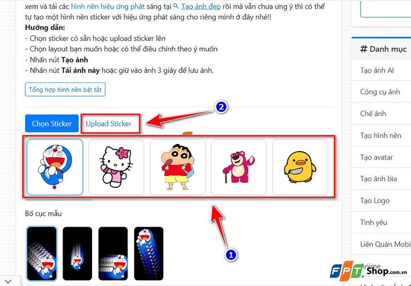 Tạo hình nền điện thoại phát sáng - 09