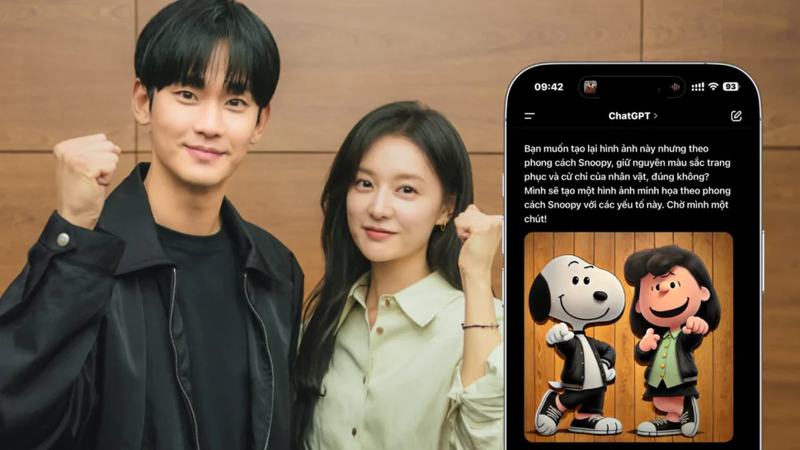 tạo ảnh phong cách Snoopy bằng chatgpt