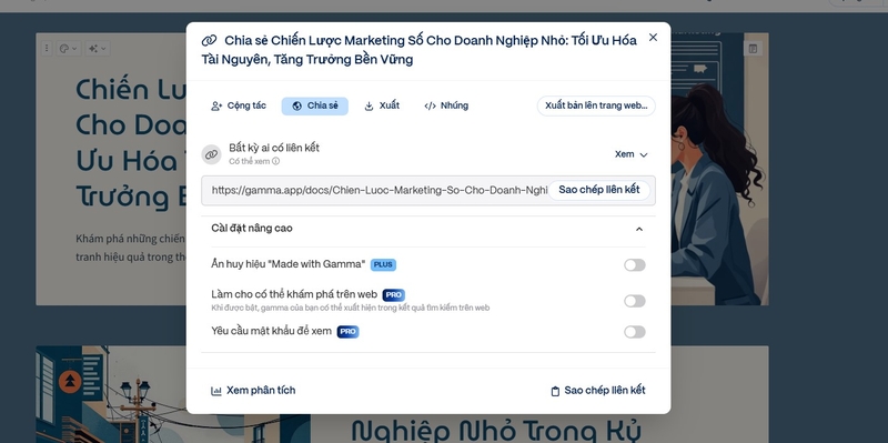 tạo bài thuyết trình bằng Gamma AI ảnh 9