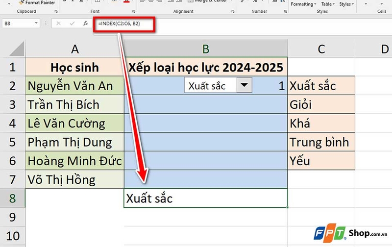 Cách tạo Combo Box trong Excel - 05