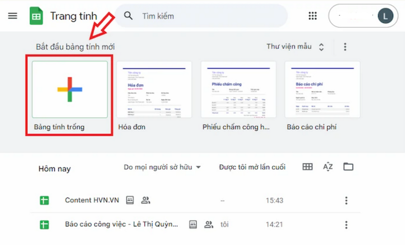 Tự tạo lịch làm việc trên Google Sheet