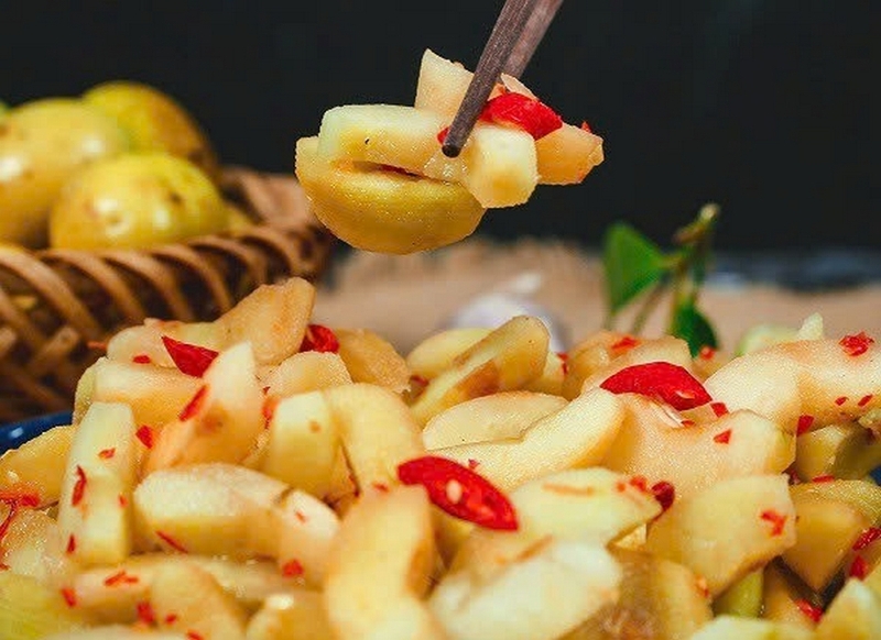 táo mèo muối xổi ảnh 1