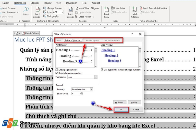 Cách tạo mục lục trong Word 2016 - Ảnh 07