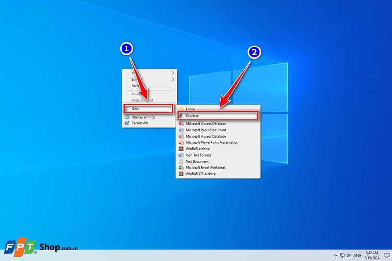 Tạo nút Shutdown trên máy tính - Ảnh 03