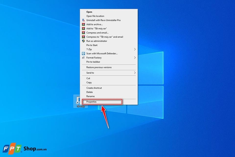 Tạo nút Shutdown trên máy tính - Ảnh 06