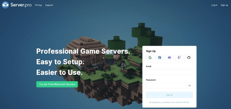 tạo server minecraft hình 1