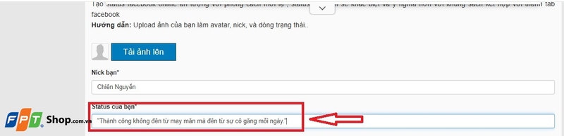 viết status facebook lên sách vở 5