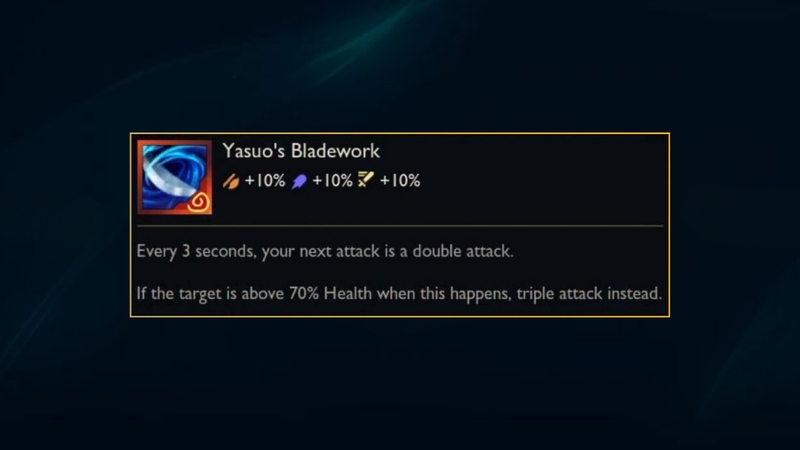Kiếm Kỹ của Yasuo