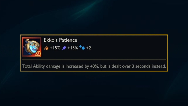 Kiên Nhẫn của Ekko