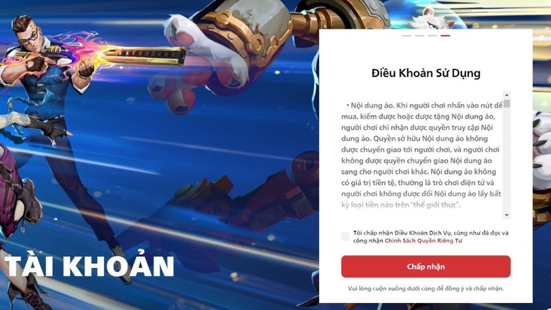 Xác nhận tài khoản