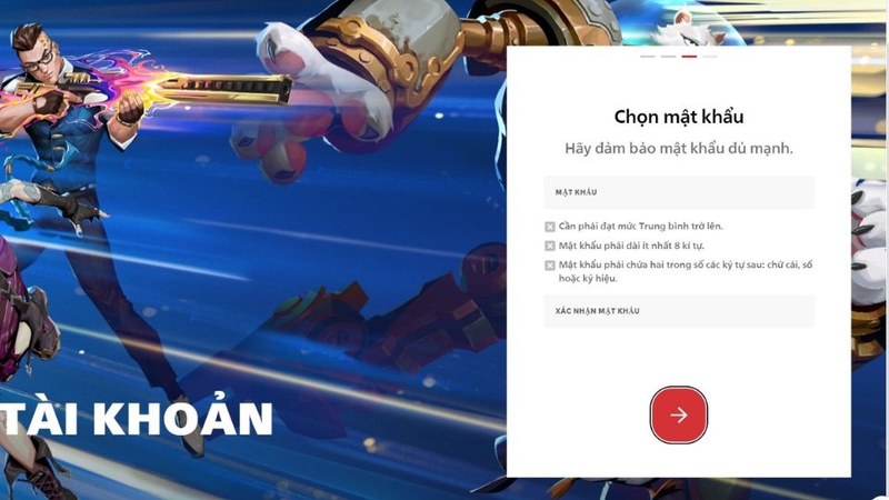 Tạo mật khẩu