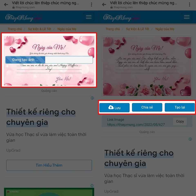 Cách tạo thiệp vô cùng đơn giản