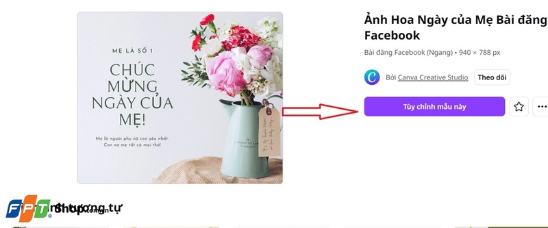 Bạn có thể chọn một mẫu thiệp bất kỳ