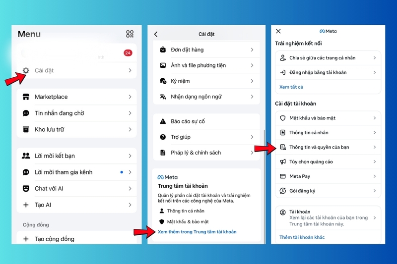 tắt đồng bộ cuộc gọi Messenger trên iPhone hình 2