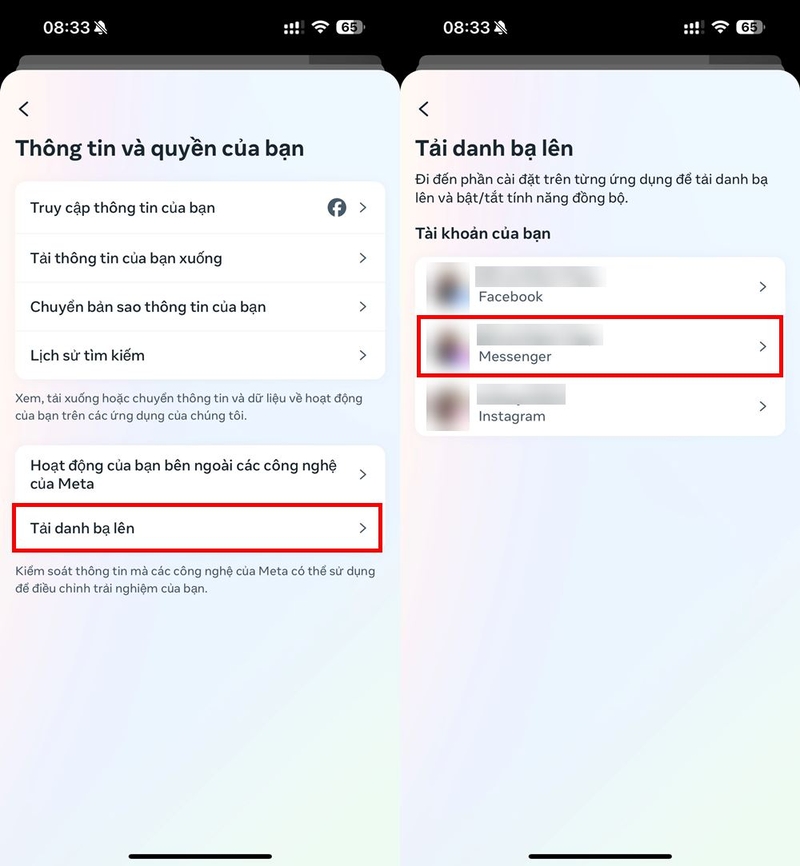 Cách tắt đồng bộ danh bạ trên Messenger ảnh 3