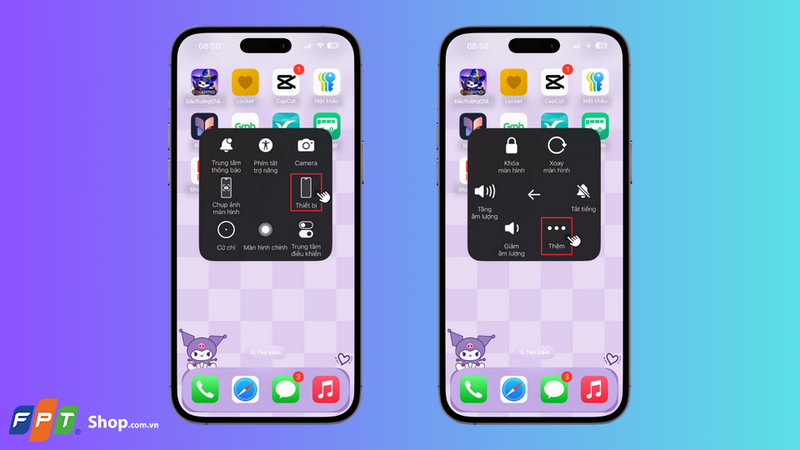 Nhấn chọn Thiết bị > Thêm