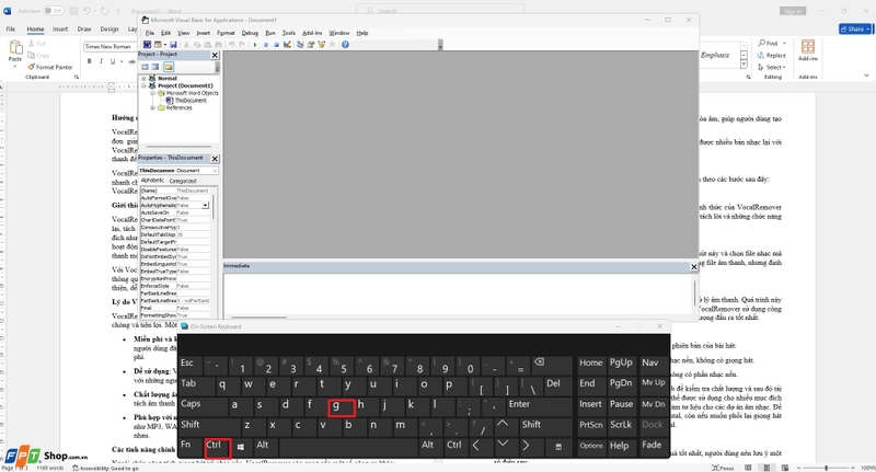 tắt research trong word 3