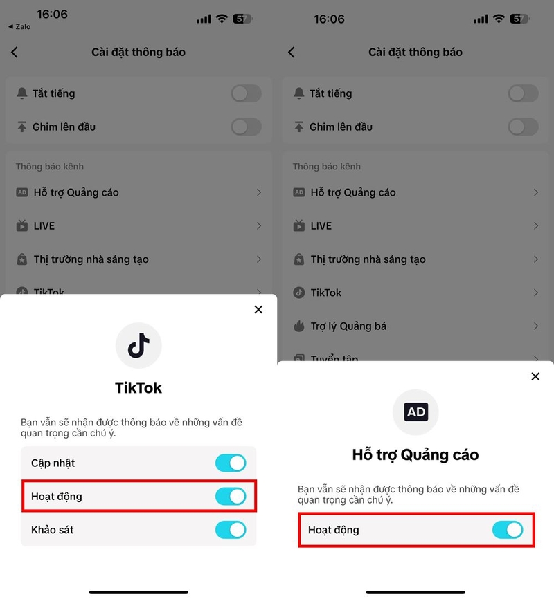 Cách tắt thông báo hệ thống trên TikTok ảnh 3