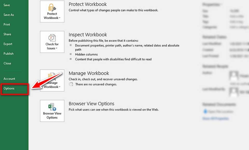 Cách tắt thông báo Update Link trên Excel - 07