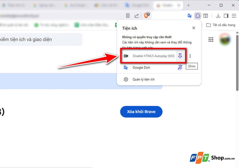 Cách tắt tính năng tự động phát video - 01