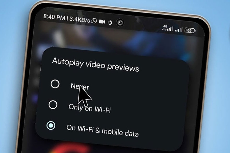 Cách để tắt tự động chạy video trong Play Store trên Android - 06