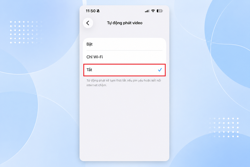 Tắt tự động phát video trong App Store 6