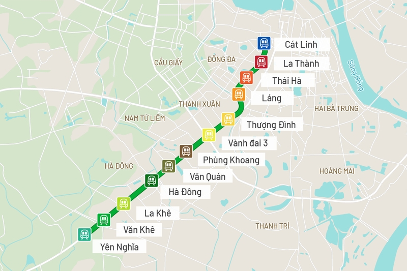 Tàu điện Cát Linh ảnh 2