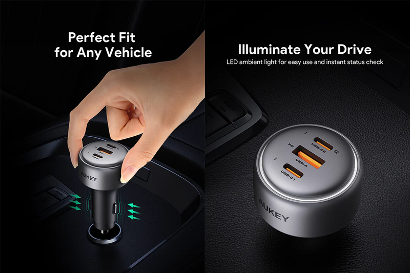 Thiết kế nhỏ gọn kèm đèn LED hỗ trợ quan sát