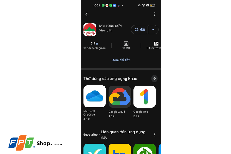 Cách tải ứng dụng Taxi Long Sơn