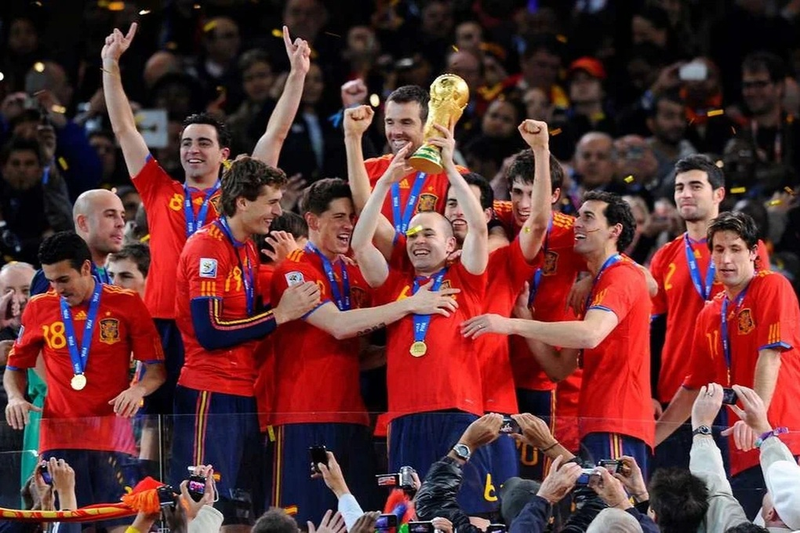 Tây Ban Nha vô địch World Cup mấy lần 4