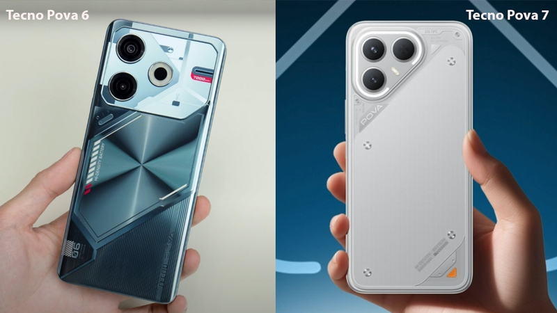 Tecno Pova 6 và Tecno Pova 7 là hai phiên bản ra mắt liền kề