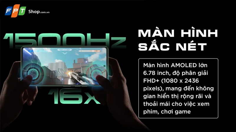 Tecno Pova 6 cho thấy sự vượt trội về công nghệ màn hình