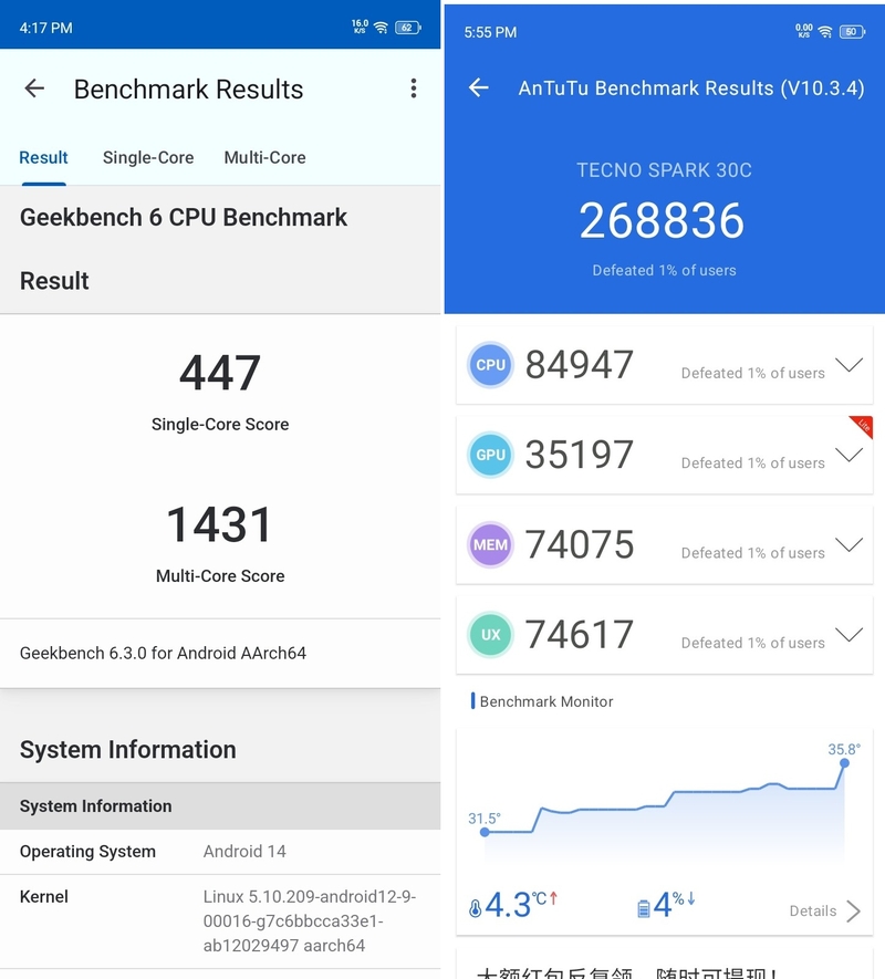 Đánh giá Tecno Spark 30C 6