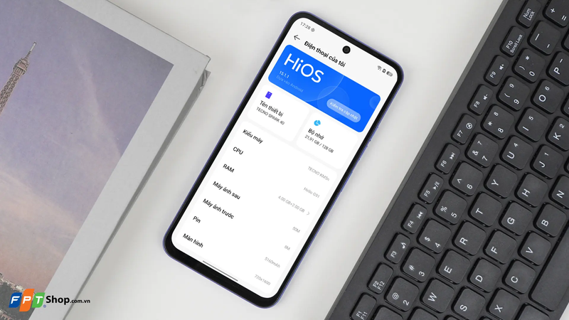 giao diện HiOS 15.1