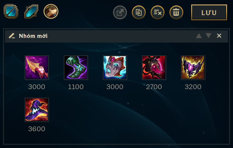 Trang bị cho Teemo