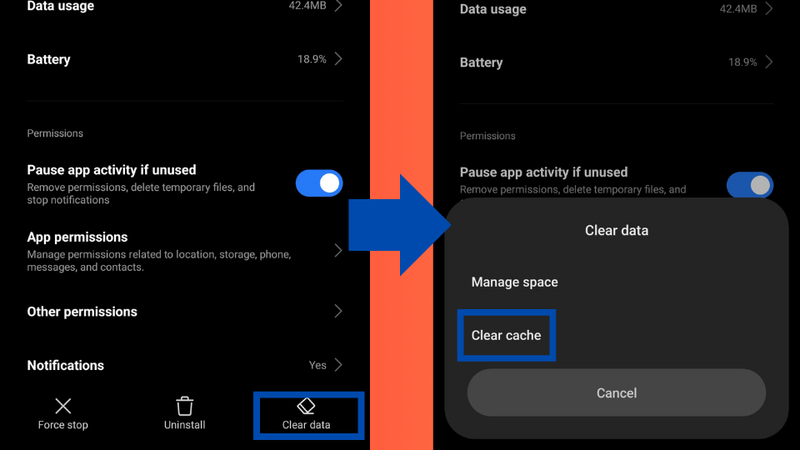 Giải phóng bộ nhớ đệm của Telegram trên Android