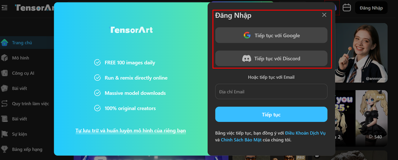 Tensor Art là gì 3