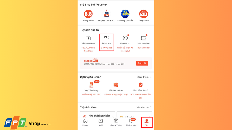 Cách thanh toán SPayLater trên Shopee 1
